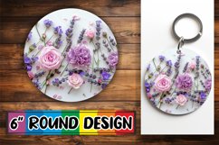 Blossom Bash Design Circle - Sublimate Whimsy Round Product Image 1