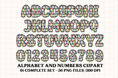 Back to School Alphabet png, letters doodle, school clipart Product Image 2
