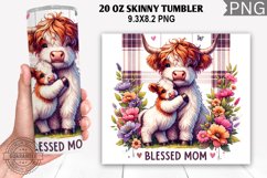 Blessed Mom Tumbler Wrap,20 Oz Tumbler Wrap, Mom Tumbler Product Image 1