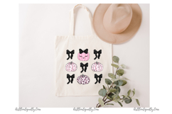 Pink Pumpkin with Black Bow PNG Product Image 6