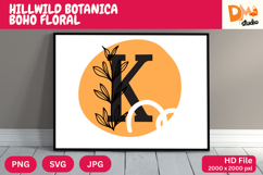 Hillwild Botanica Boho Floral Monogram Product Image 1