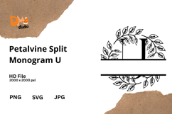 Petalvine Split Monogram Product Image 1
