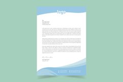 Multicolor Letterhead Design Template Vector illustration Product Image 1