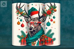4 Christmas Deer Tumbler Wrap 20 oz Product Image 2