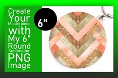 Shimmering Glitter Stripe Round Design Art Product Image 1