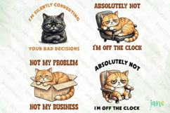 Funny Sarcastic Animal Quotes Clipart Product Image 1