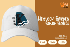 Hemlock Garden Boho Floral Monogram Product Image 1