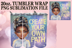 Dreamy vibes 20oz tumbler wrap, Woman Product Image 1