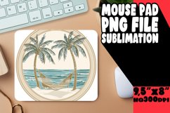Scenic Design Sublimation Art Mouse Pad PNG Product Image 1