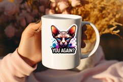 Funny Cat Sarcastic Quote Clipart Sublimation #21 Product Image 2
