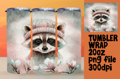 ELEGANT 20oz Sublimation Tumbler Wrap , Animals Product Image 1