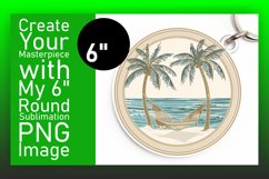 Round Scenic Design - Sublimation Ornament Art Product Image 1