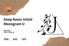Deep Roots Initial Monogram Product Image 1