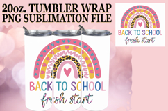 Lively smiles 20oz tumbler wrap, Back To School Product Image 1