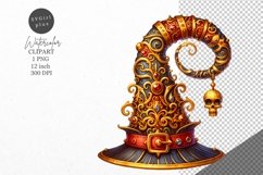 Halloween clipart, Hat clipart, Witch&#039;s hat clipart Product Image 1