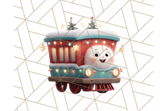 Christmas Train Ride PNG Clipart with Yeti and Elves Product Image 5