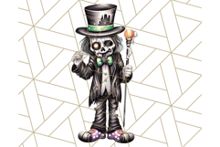 Bold Zombie Clipart PNG, Creepy Halloween Clip Art Product Image 5