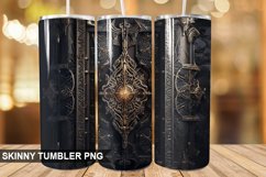3D Gothic Book Tumbler Design Product Image 1