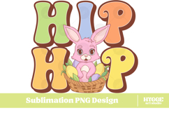 Easter Sublimation DTF Bundle Bunny Chick Farm Hip Hop Joy Product Image 3