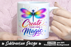 Create Your Own Magic Dragonfly Sublimation PNG Product Image 1