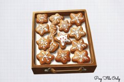 Christmas Gingerbread Clipart PNG Product Image 1