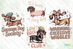 Funny Weenies Dogs Clipart Product Image 1