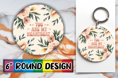 Joyful Circle Ornaments Magic, Flower Quote Product Image 1