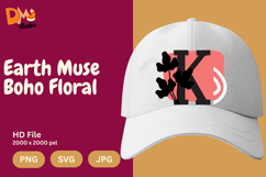 Earth Muse Boho Floral Monogram Product Image 1