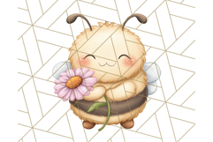 Adorable Bee Clipart PNG, Cute Bees and Accessories PNG Product Image 5