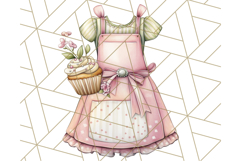 Cottagecore Kitchen Mixer, Apron PNG Clipart, Retro Floral Product Image 5