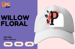 Willow Floral Monogram Product Image 1