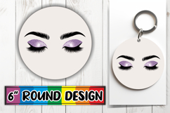 Cozy Keychain Designs for Gifts, Woman Eyes Product Image 1