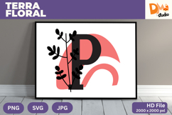 Terra Floral Monogram Product Image 1