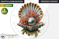 Deep Sea Fantasy Clipart PNG, Mermaid, ocean mythology Product Image 1