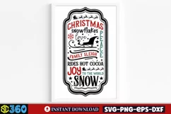 Christmas love peace snowflakes family sleigh rides hot coco Product Image 3