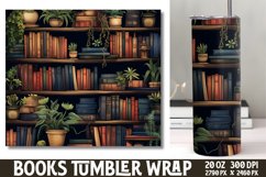 Tumbler Sublimation Wrap Magical Books Product Image 1