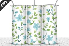 Flowers Tumbler Wrap | Sublimation Design | Tumble PNG Product Image 2