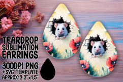 Charming Teardrop Design for DIY Projects , Animals In Wall Product Image 1