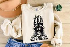 Just a Dad who always came back with the Milk SVG | Quotes Product Image 2