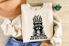 Just a Dad who always came back with the Milk SVG | Quotes Product Image 2