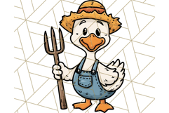 Goose Occupation Clipart PNG, Cute Job-Themed Graphics Product Image 5