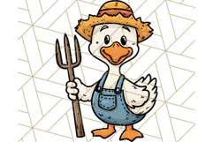Goose Occupation Clipart PNG, Cute Job-Themed Graphics Product Image 5