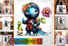 Playful PNG Art for Gifts, Dino Product Image 1