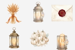 Black Autumn Wedding Clipart PNG Bundle | African American Product Image 9