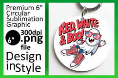 Chic Round Design Car Coaster PNG , Funny Ghost Product Image 1