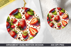 Pattern Stained Glass Ornament PNG ,Digital Download File Product Image 1