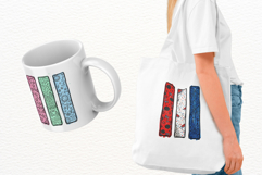 4th of July Brushstrokes Clipart Product Image 3