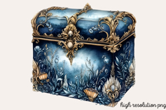 Gothic Under the Sea Clipart PNG Product Image 1