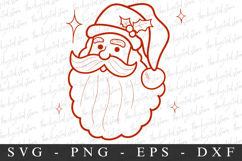 Merry Christmas Santa Svg | Christmas svg | Svg cut file Product Image 1