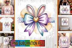 Playful PNG Art for Gifts, Easter Bow Product Image 1